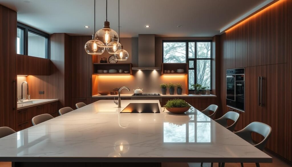 השפעת התאורה על האווירה במטבח